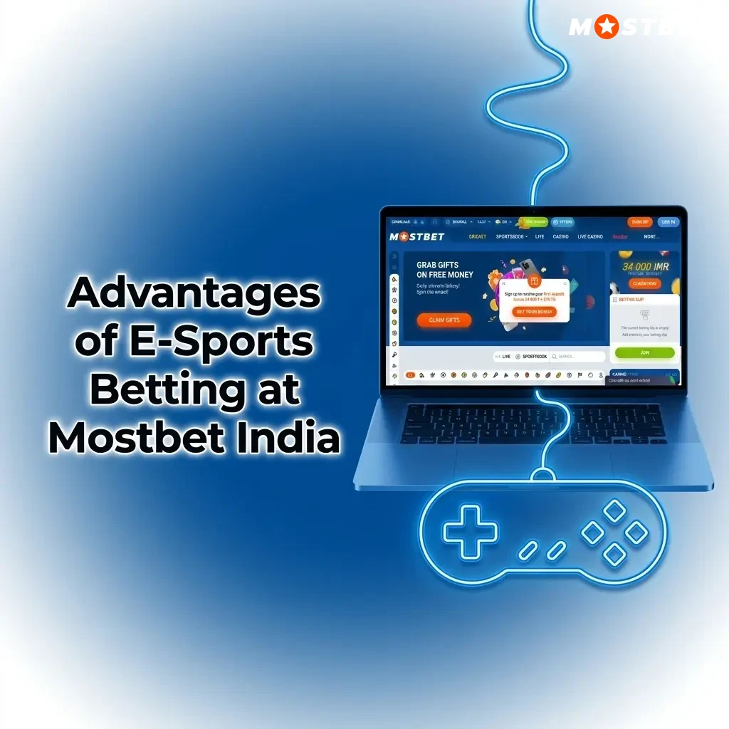 Mostbet India esports betting advantages including odds, bonuses, UPI payments, mobile app, and 24/7 support