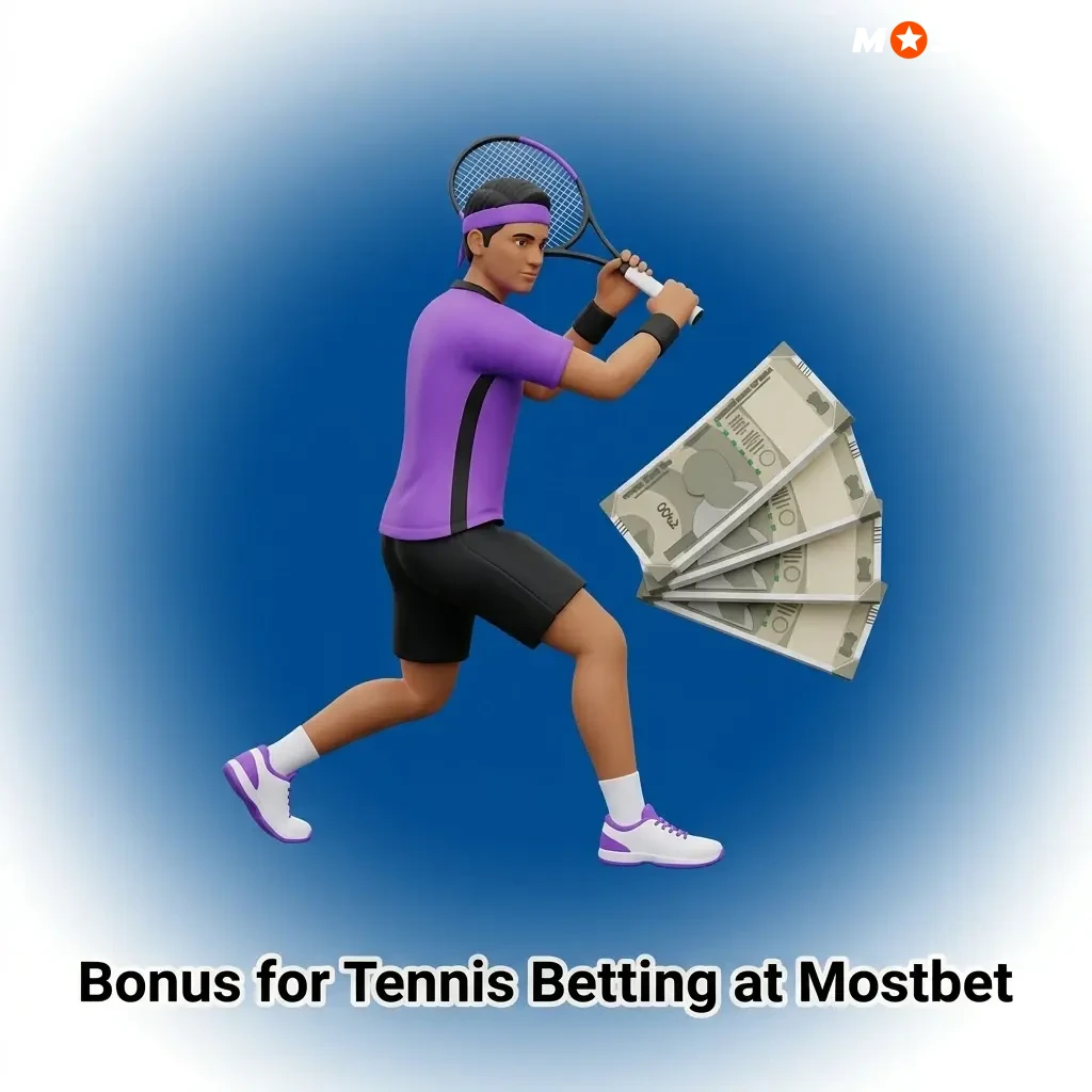 Mostbet welcome bonus for tennis betting on first deposit with wagering requirements across major tournaments