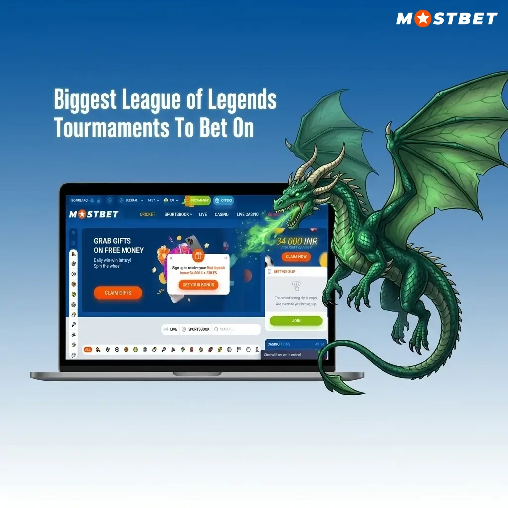 League of Legends major tournaments including Worlds, MSI, LCK, LPL and LEC for betting on Mostbet