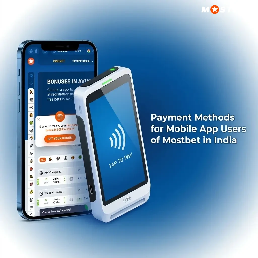 Mostbet India mobile app payment methods including UPI, Paytm, Neteller, crypto with ₹300 min deposit